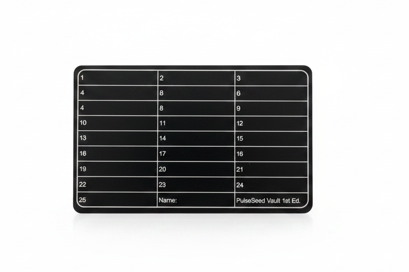 Card Back - Black Seed Word Card